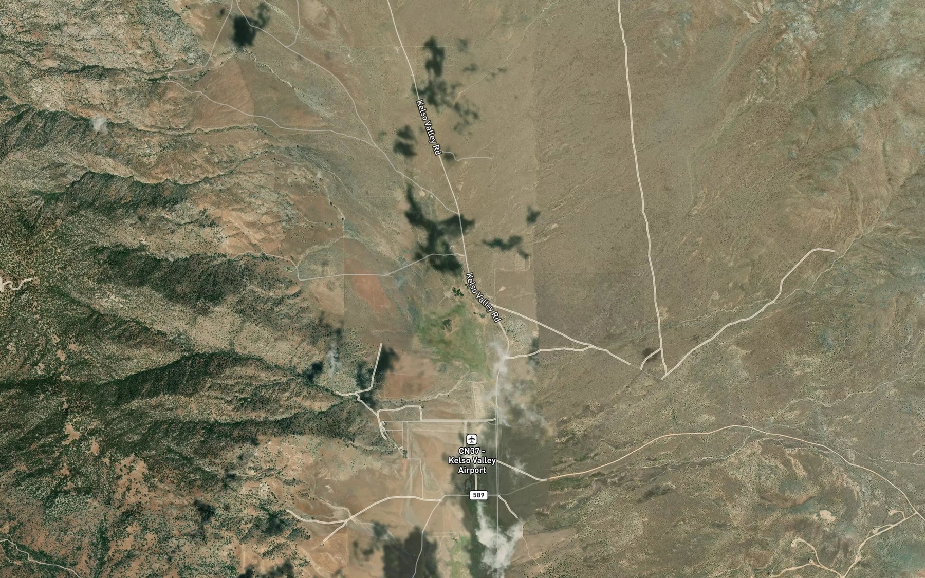 Satellite map of the Green Spring