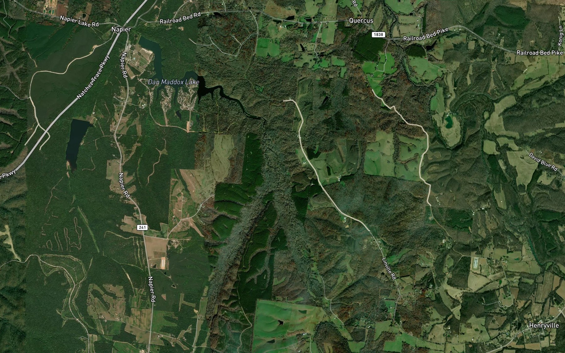 Satellite map of the Goss Branch