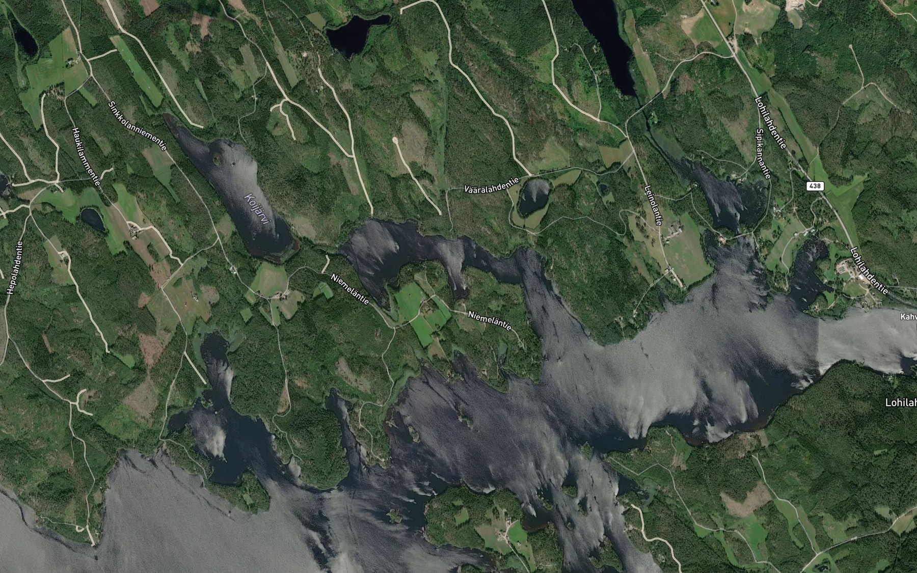 Satellite map of the Kaariinlahti