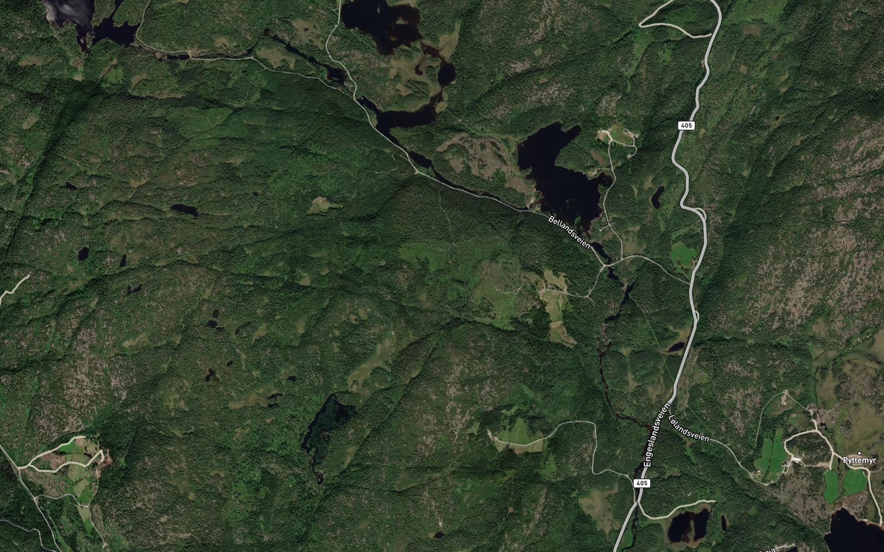 Satellite map of the Svabekk