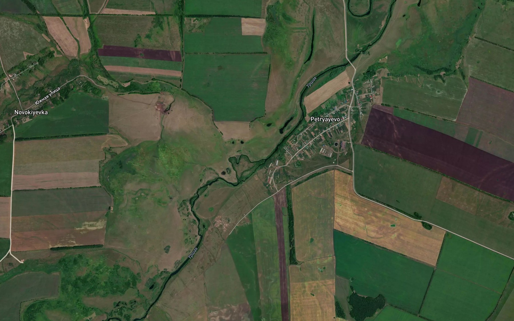 Satellite map of the Chuvalkipka