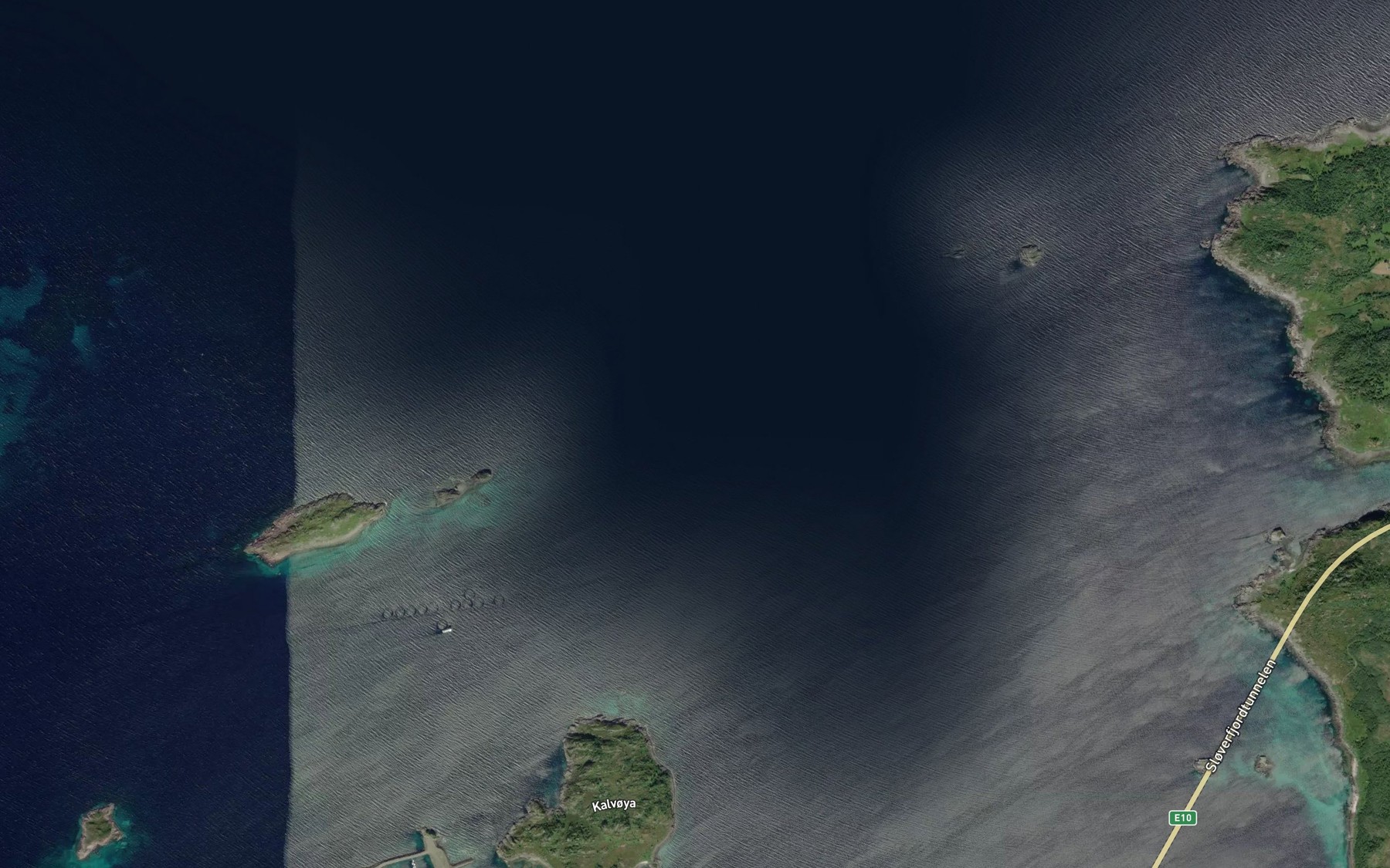 Satellite map of the Kraka
