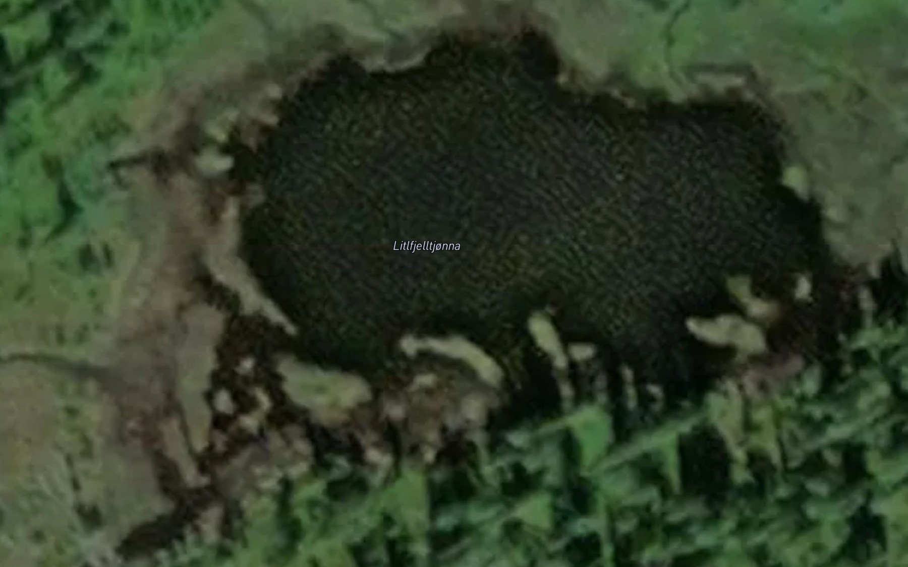 Satellite map of the Litlfjelltjorna