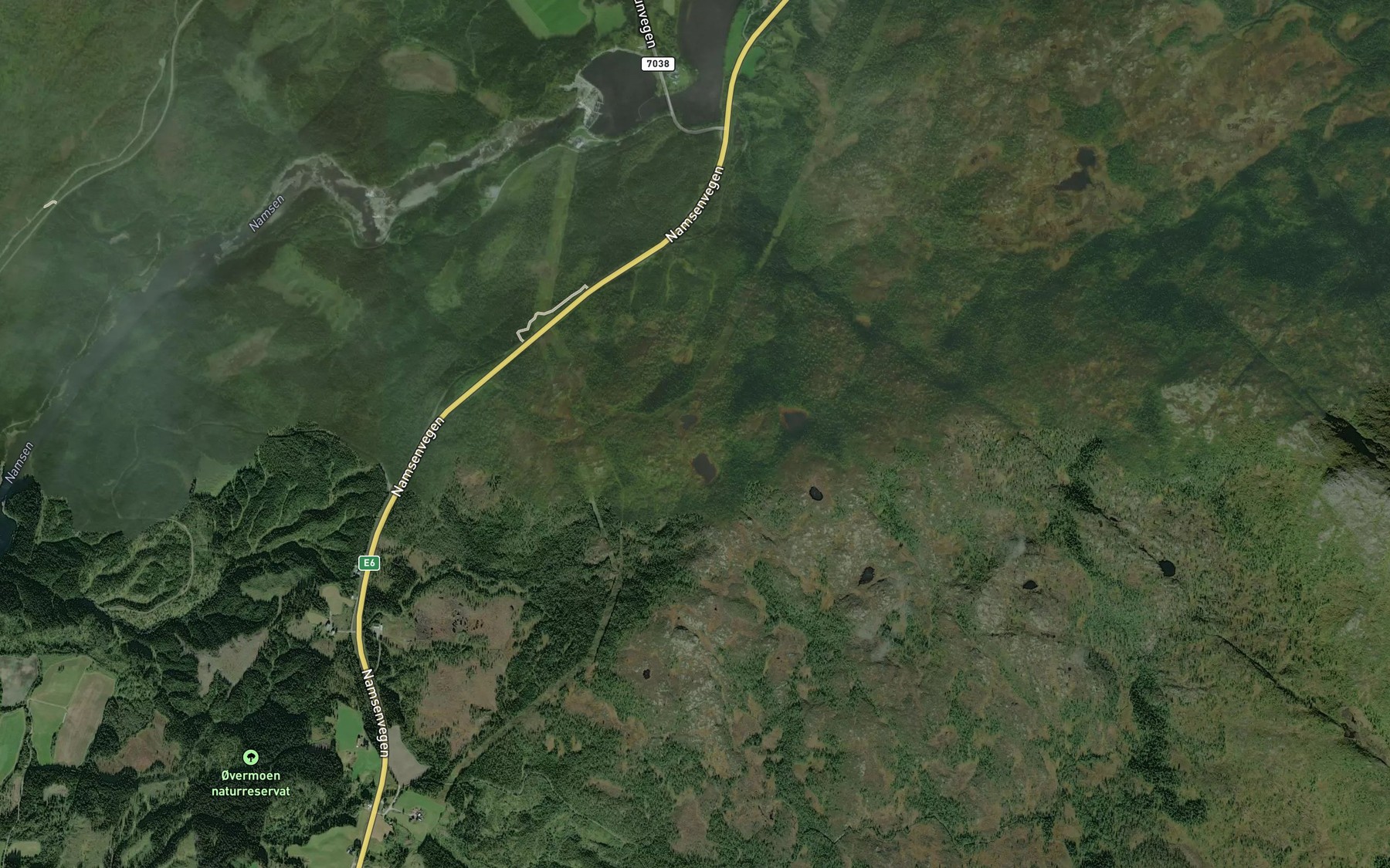 Satellite map of the Kvernbekktjonnin