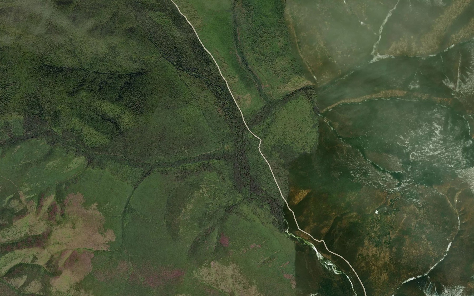 Satellite map of the Pioner