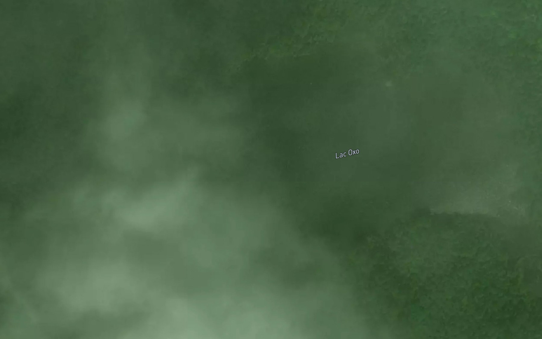 Satellite map of the Lac Oxo