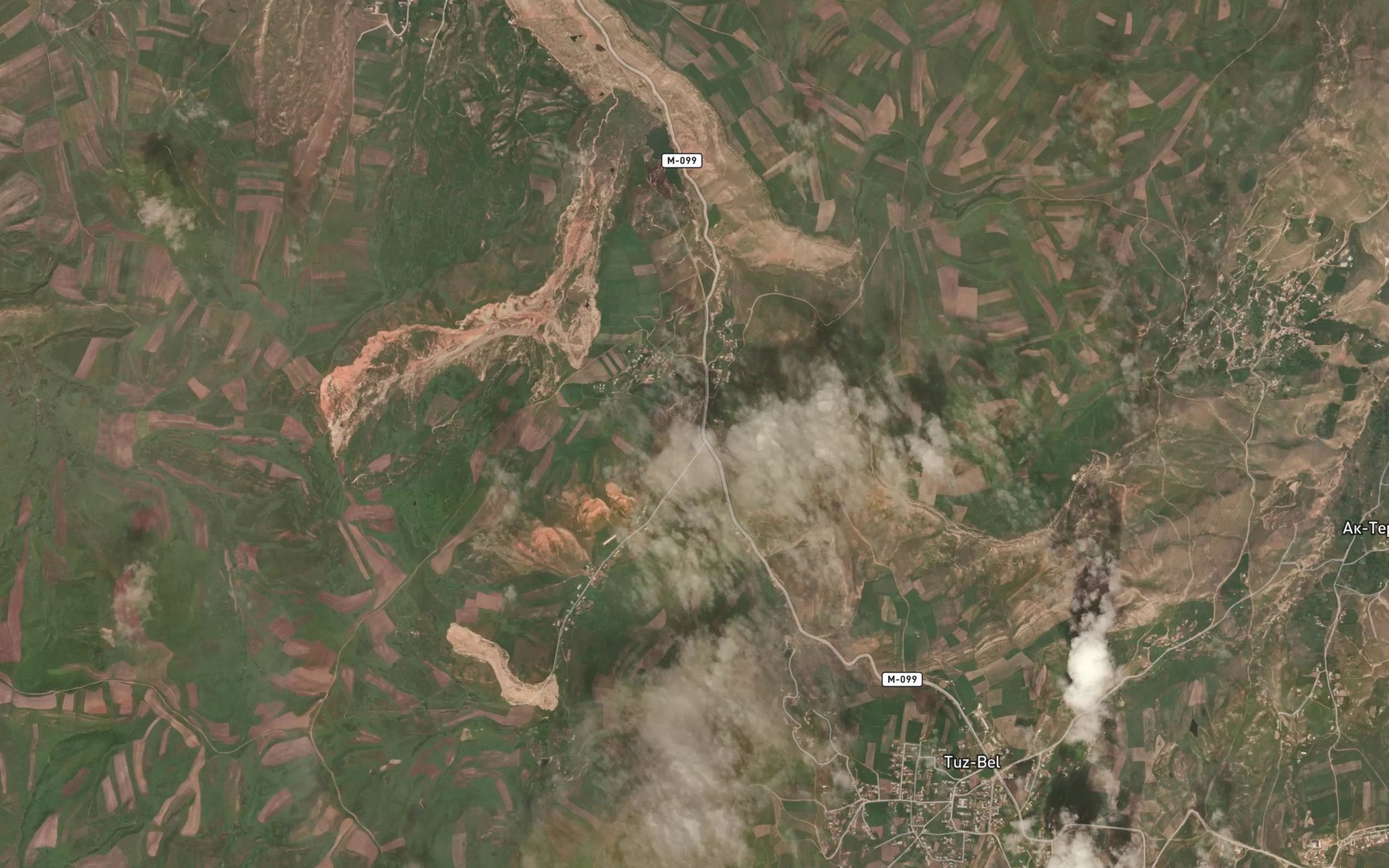 Satellite map of the Keng-Suu