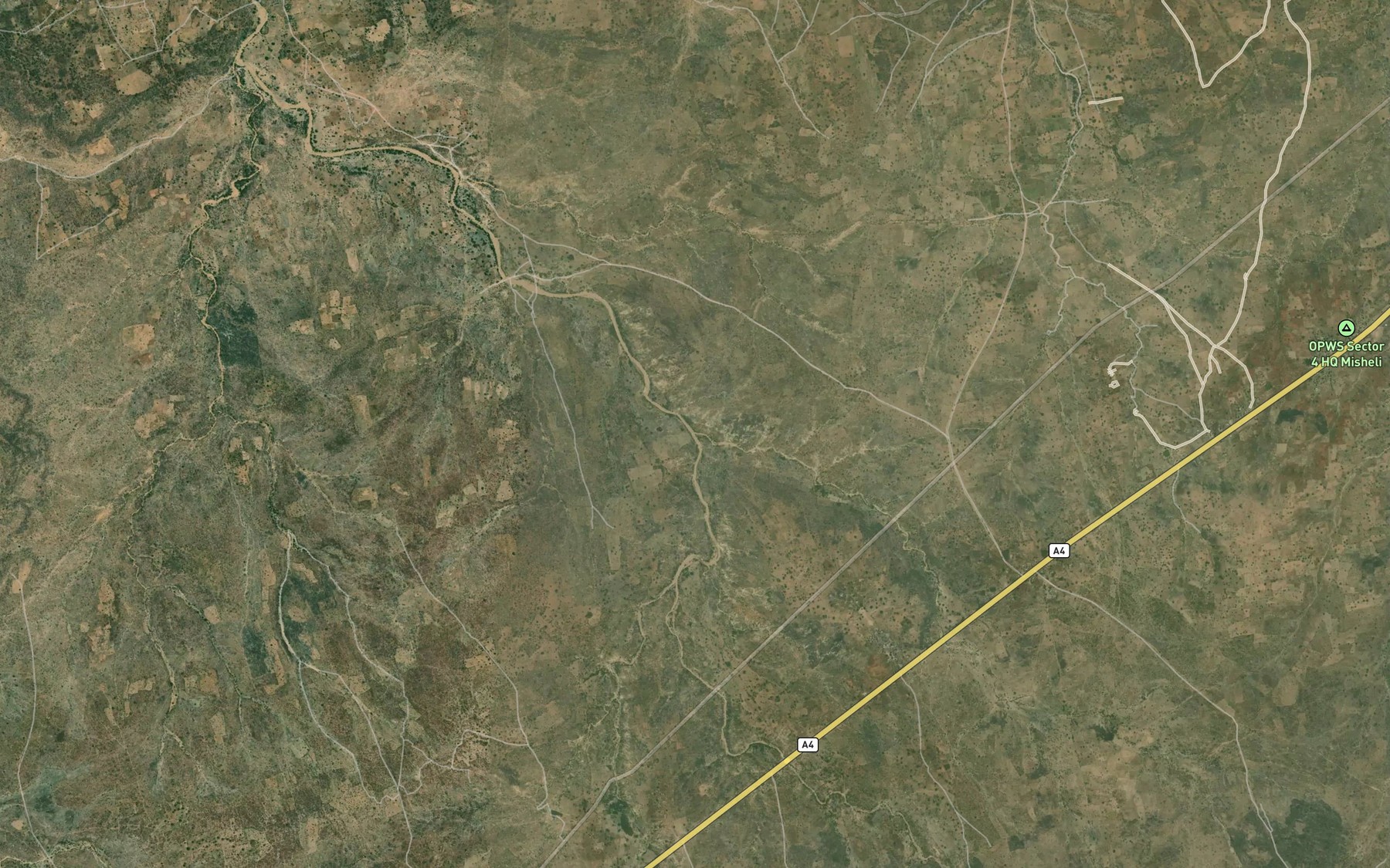 Satellite map of the River Bukura
