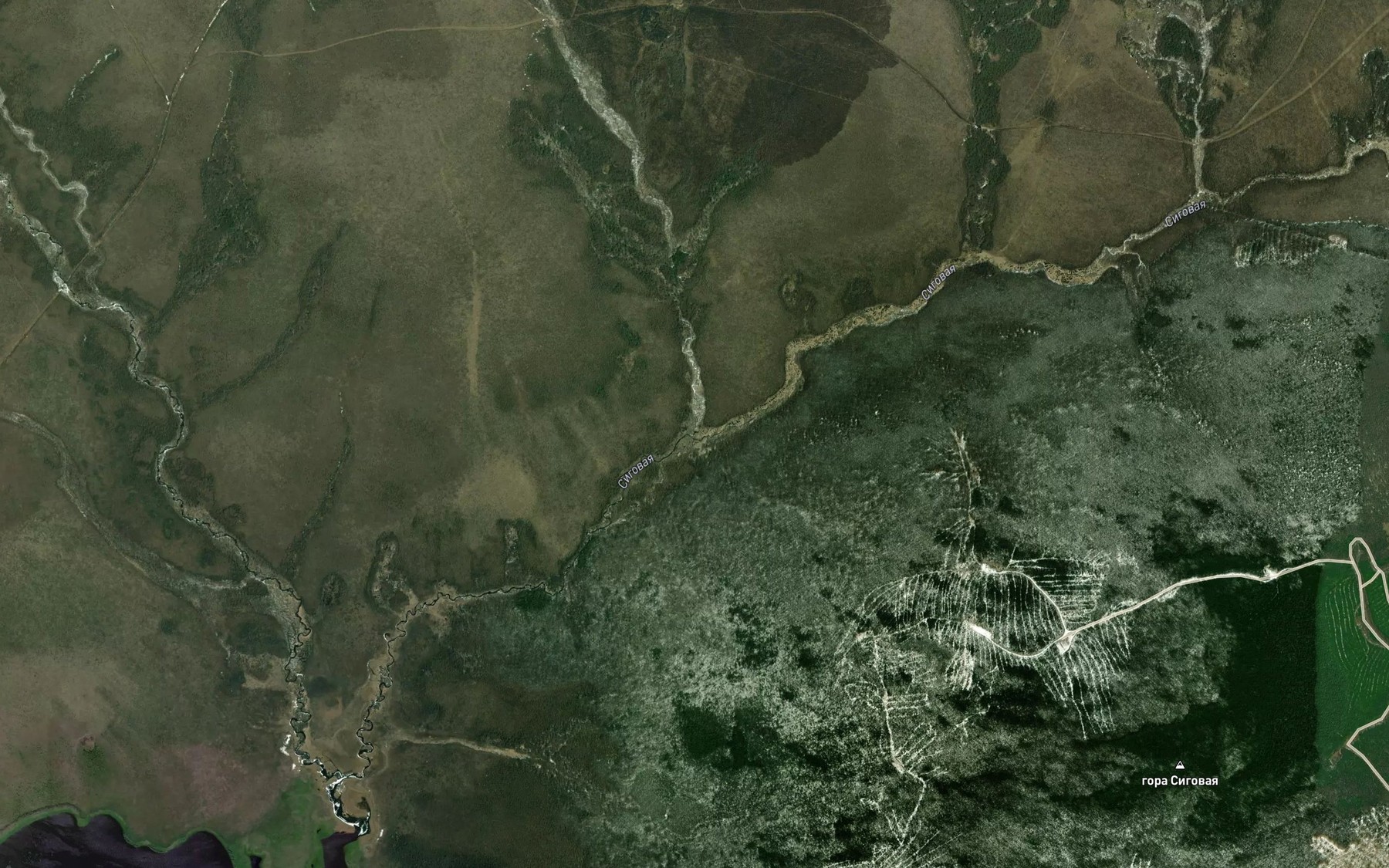 Satellite map of the Utinyy