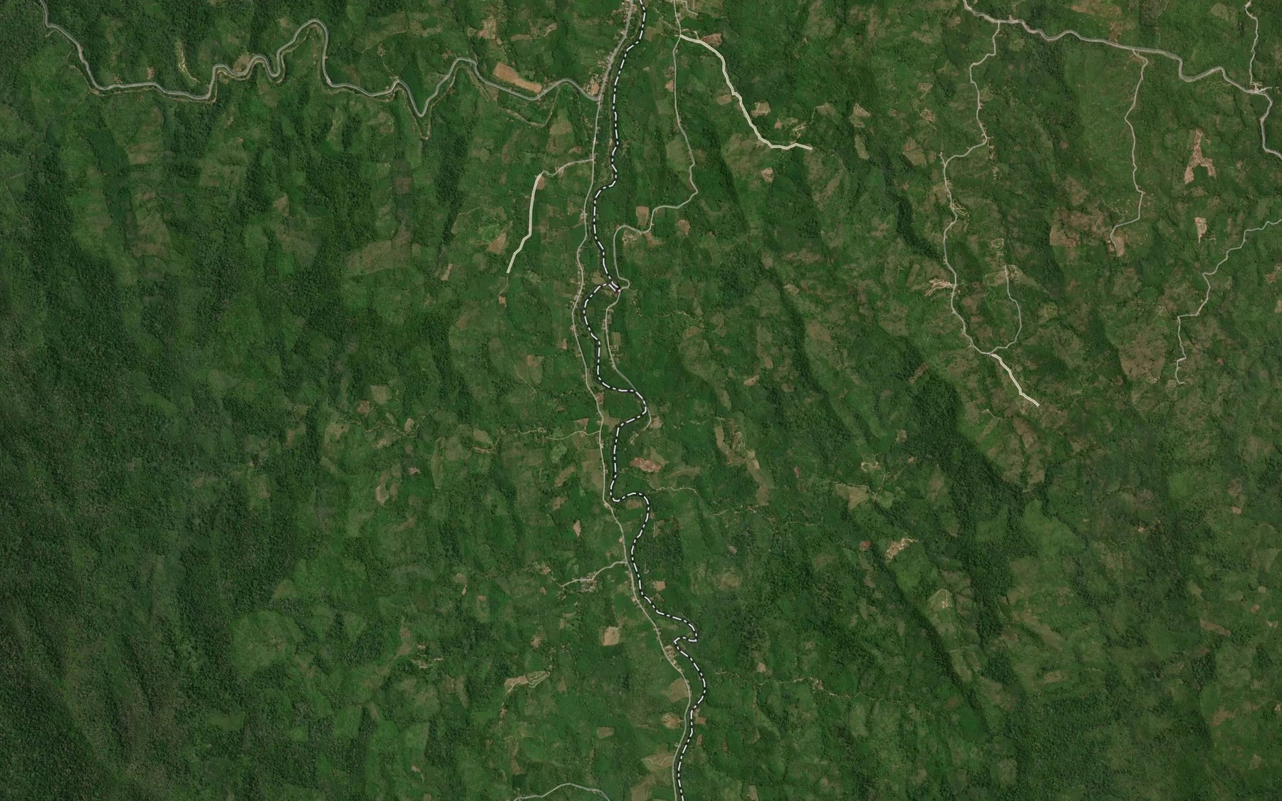 Satellite map of the Khlong Ut