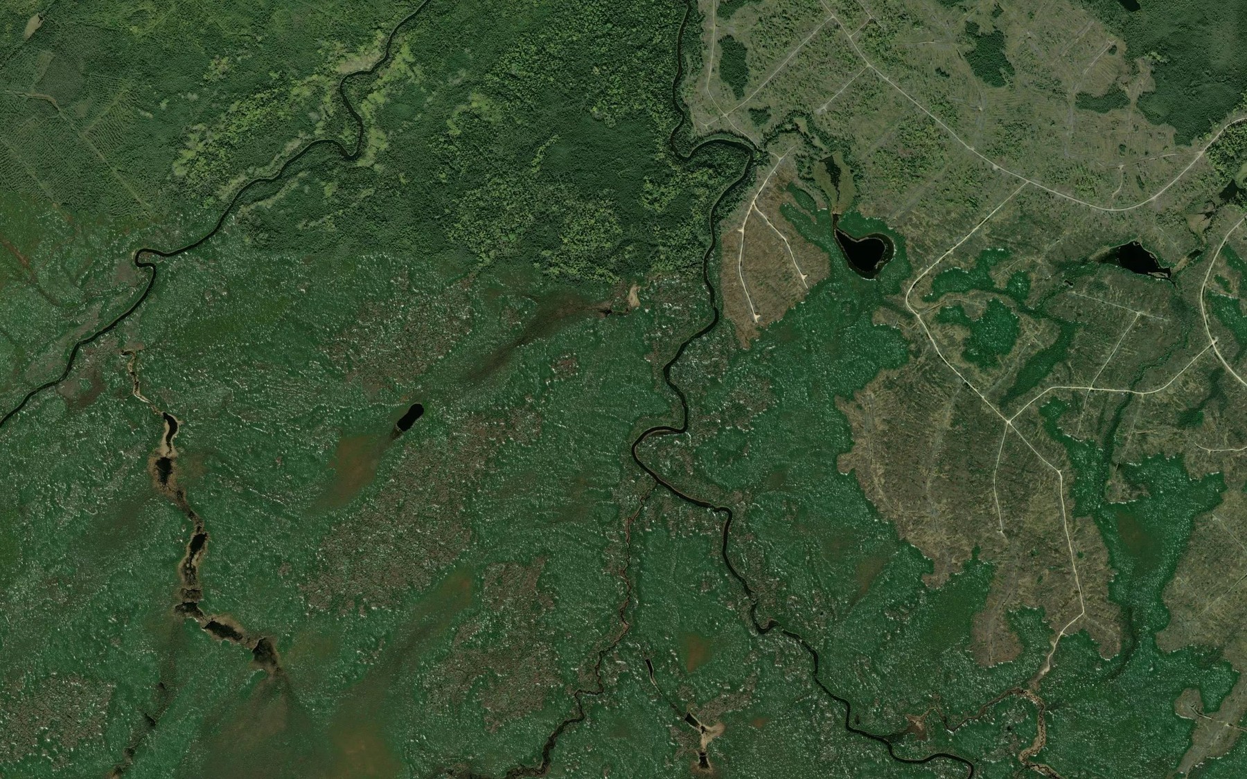 Satellite map of the Kohler Creek
