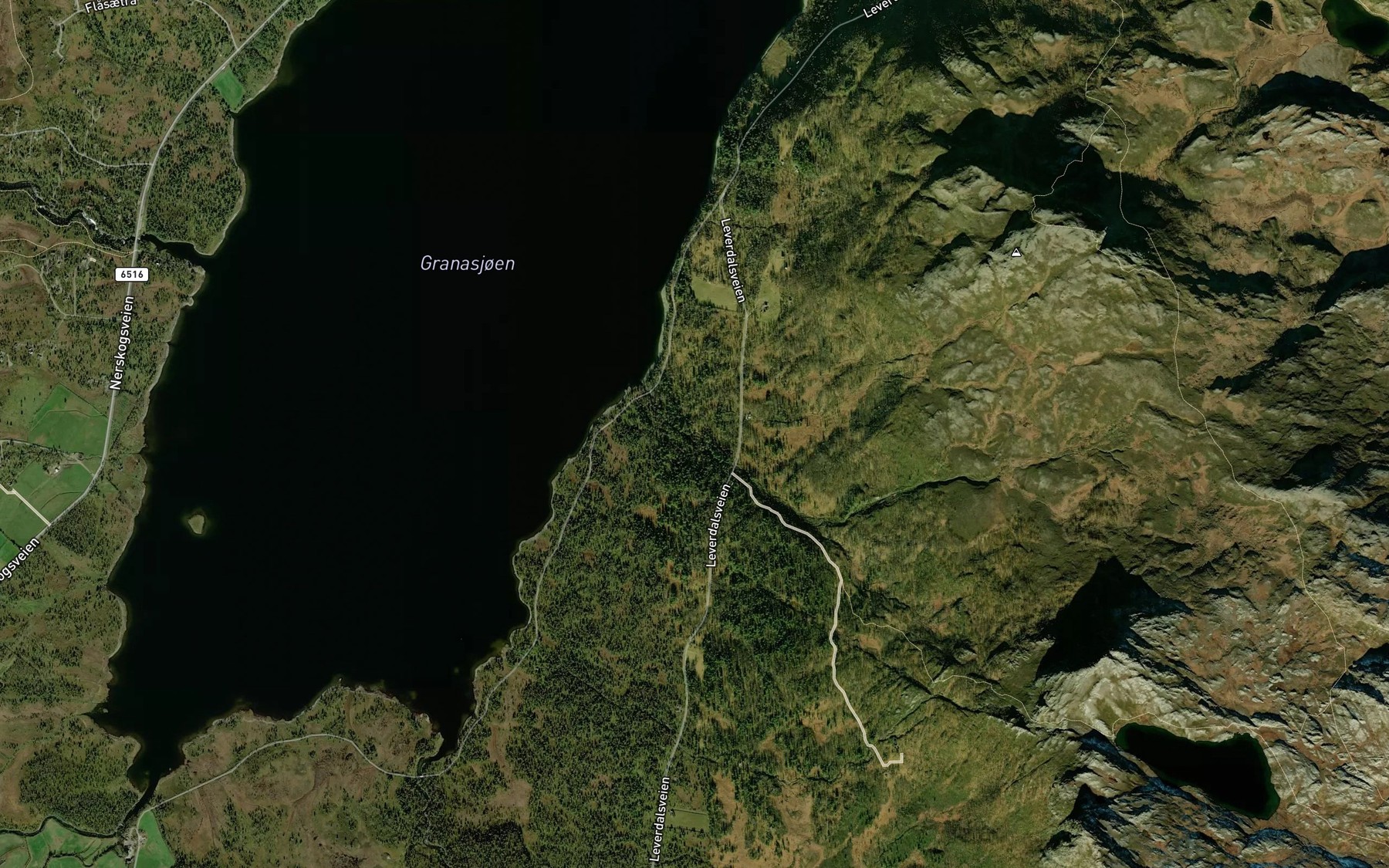 Satellite map of the Storaa