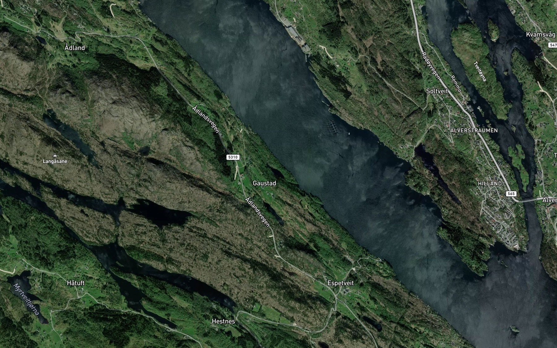 Satellite map of the Skogsvatnet