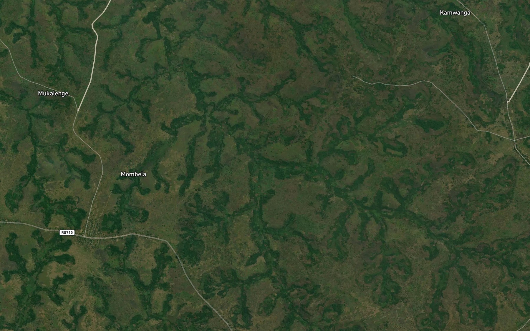 Satellite map of the Midula