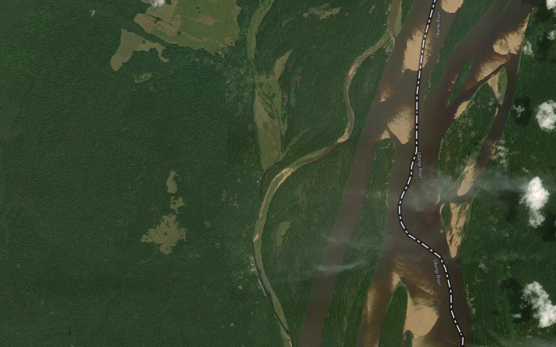 Satellite map of the Domba