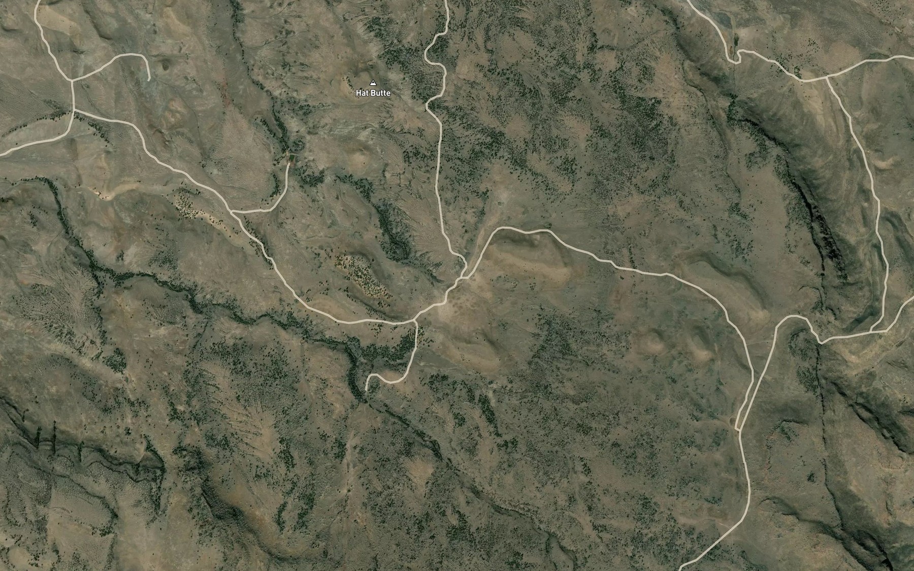 Satellite map of the Lakebed Waterhole