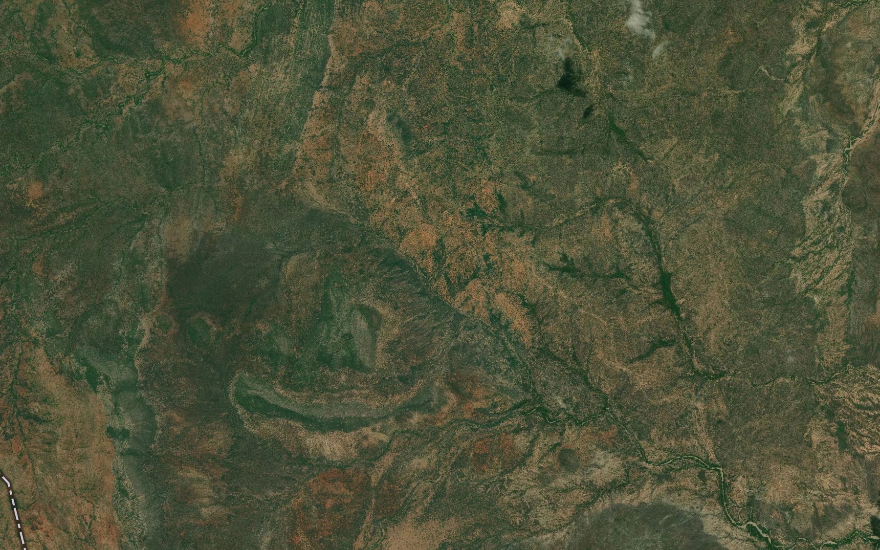 Satellite map of the Kamuma