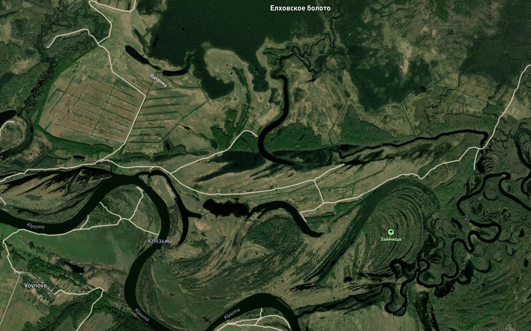 Satellite map of the Verbets