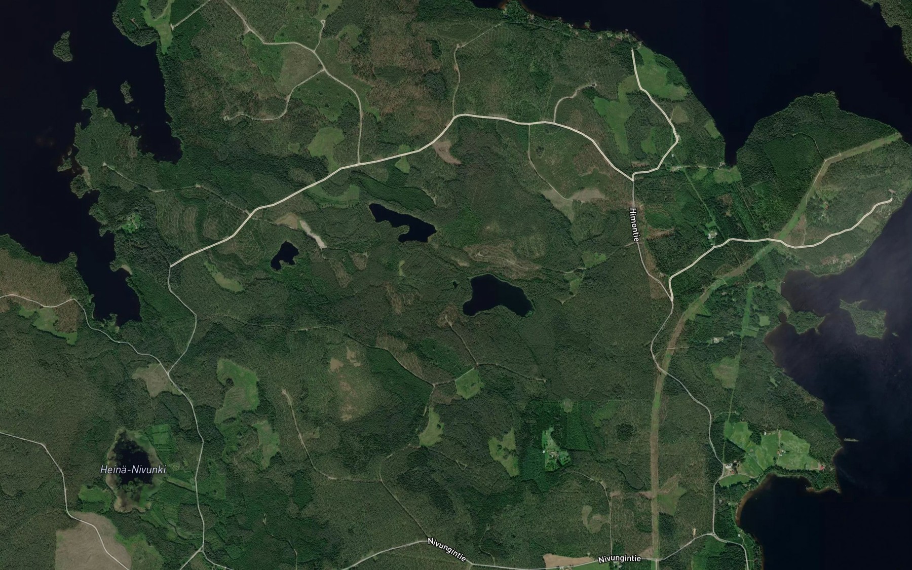 Satellite map of the Kissalampi
