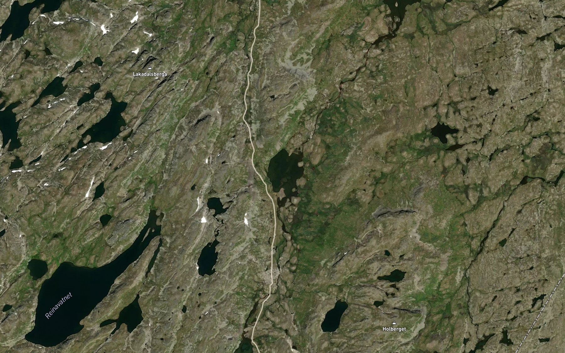 Satellite map of the Lakadalstjornane