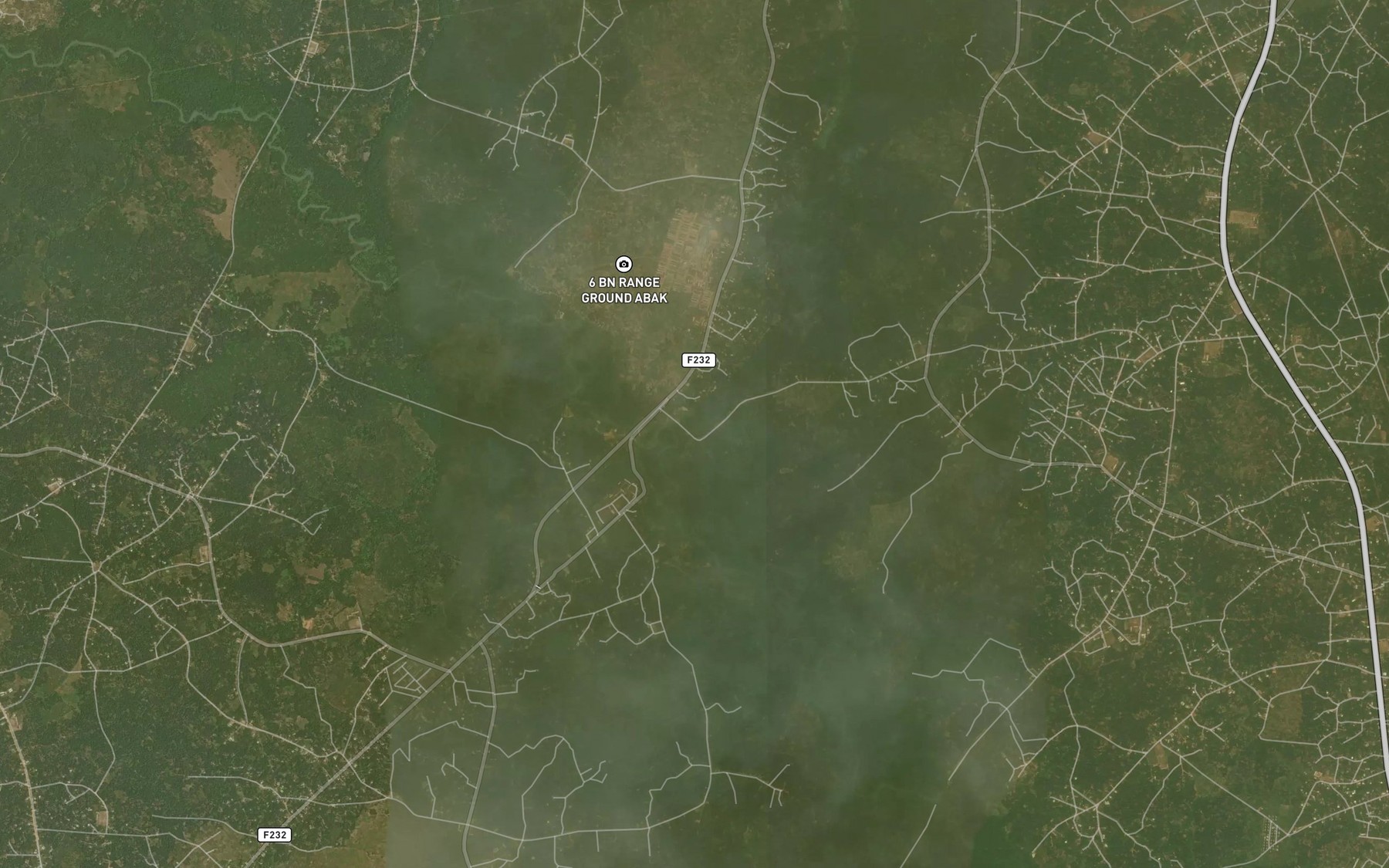 Satellite map of the Abak