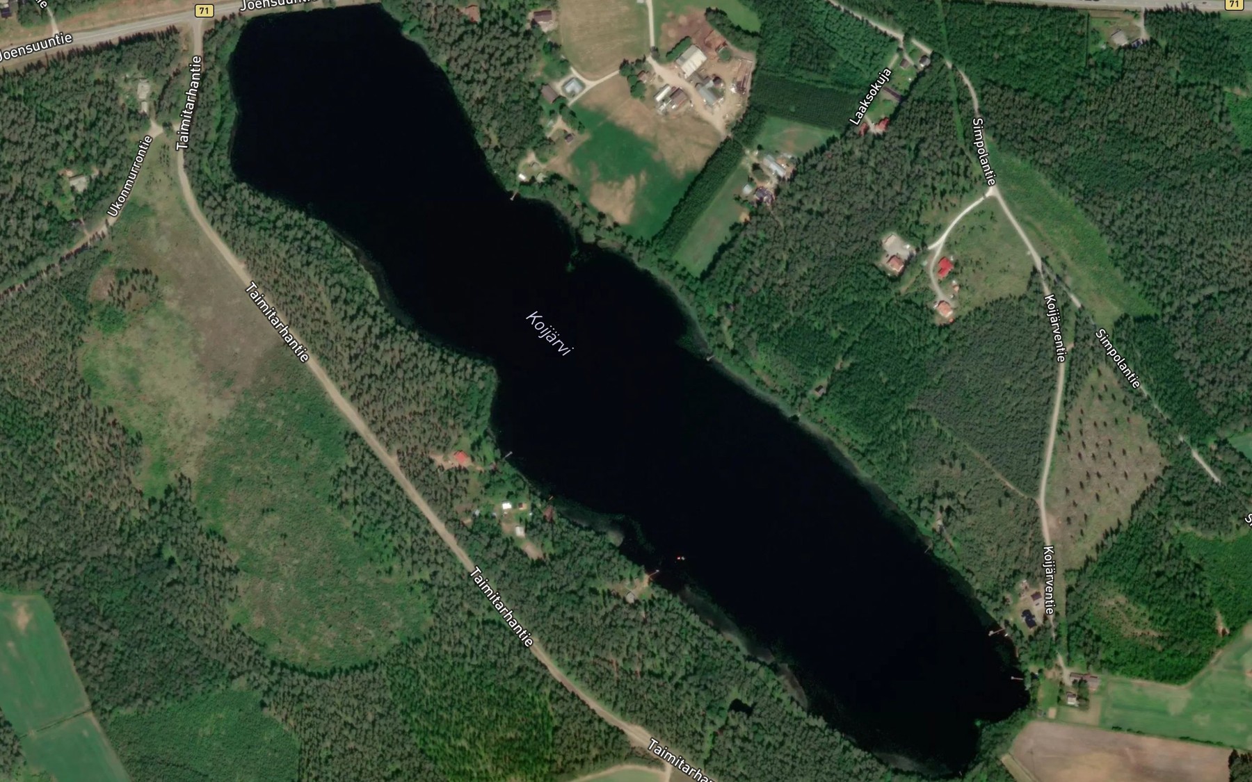 Satellite map of the Koijarvi