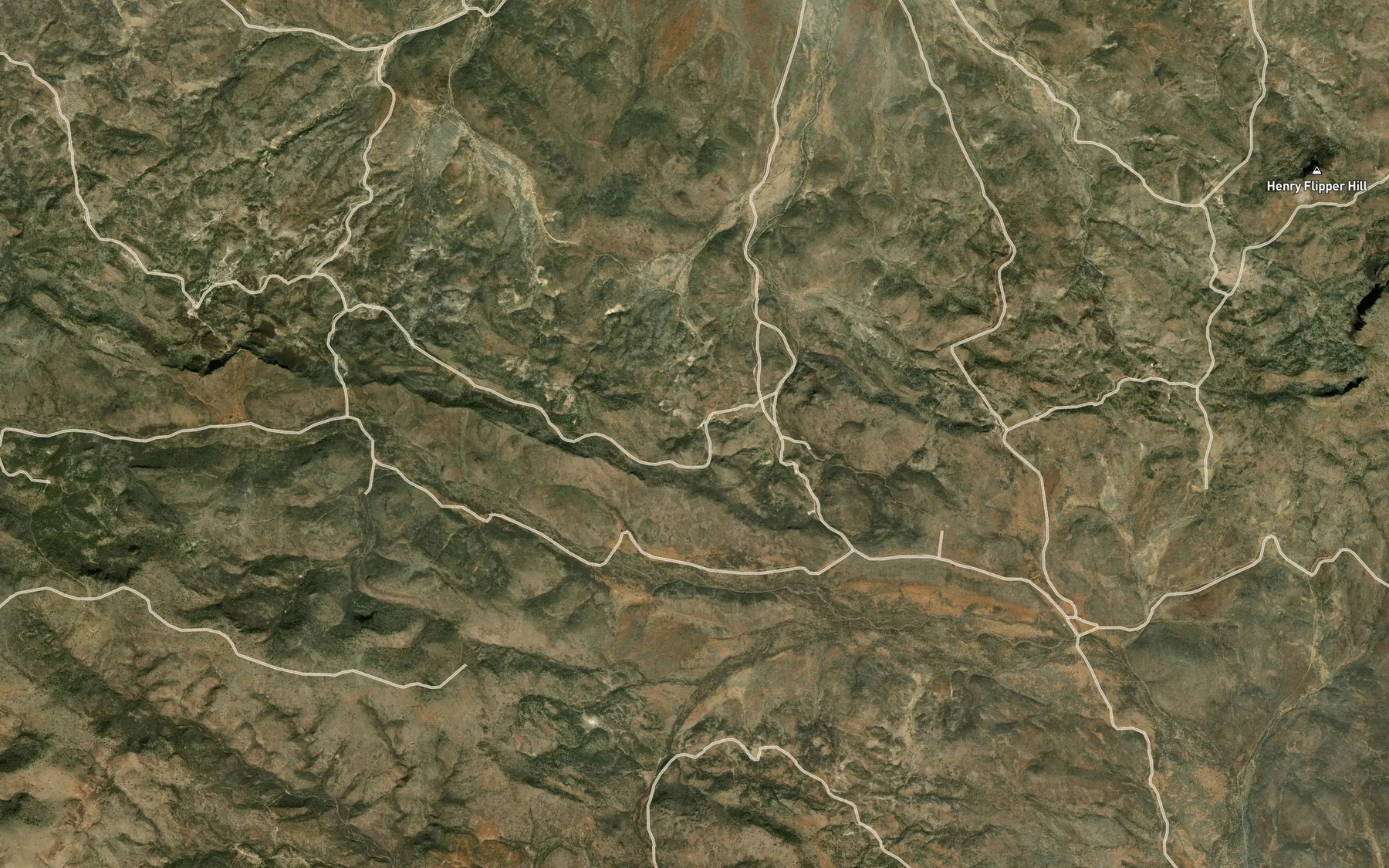 Satellite map of the Mexican Spring