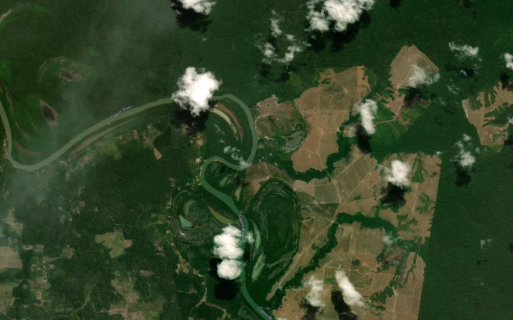 Satellite map of the Igarape Cupijo