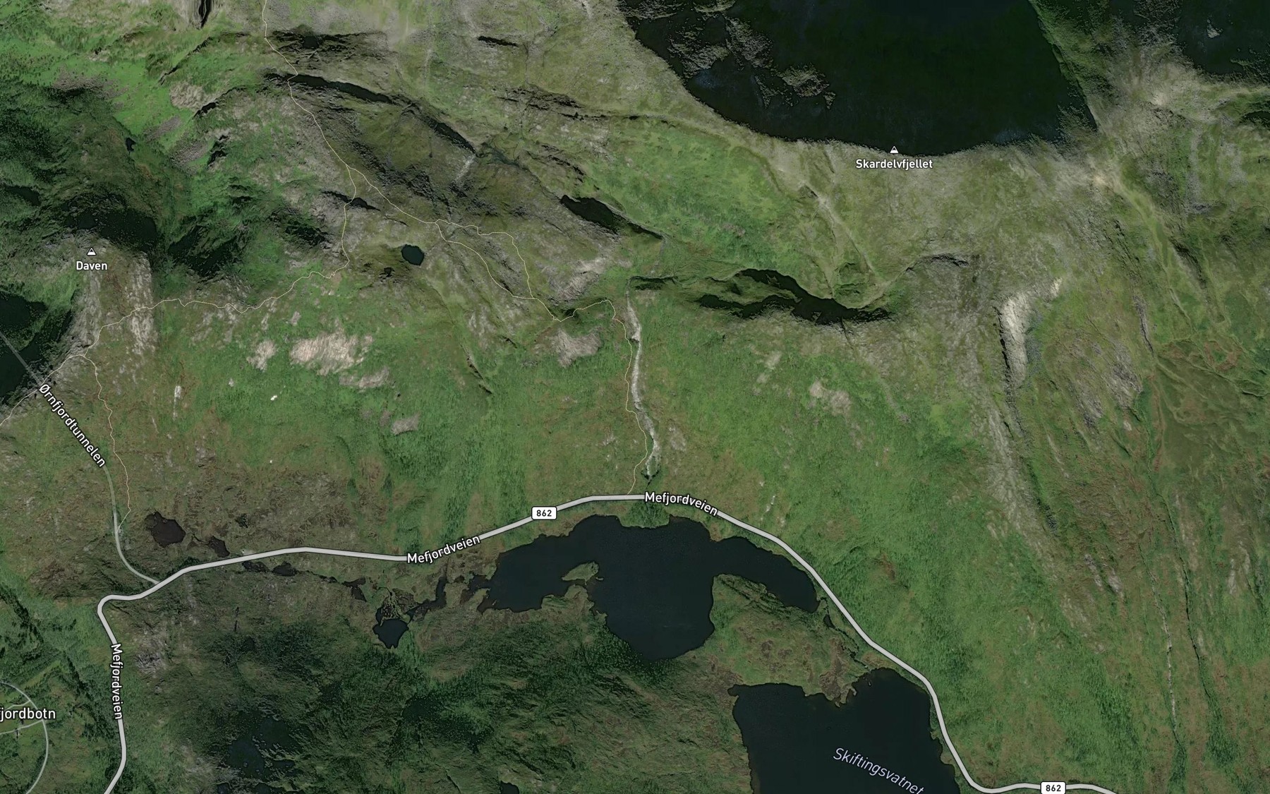 Satellite map of the Keipelva