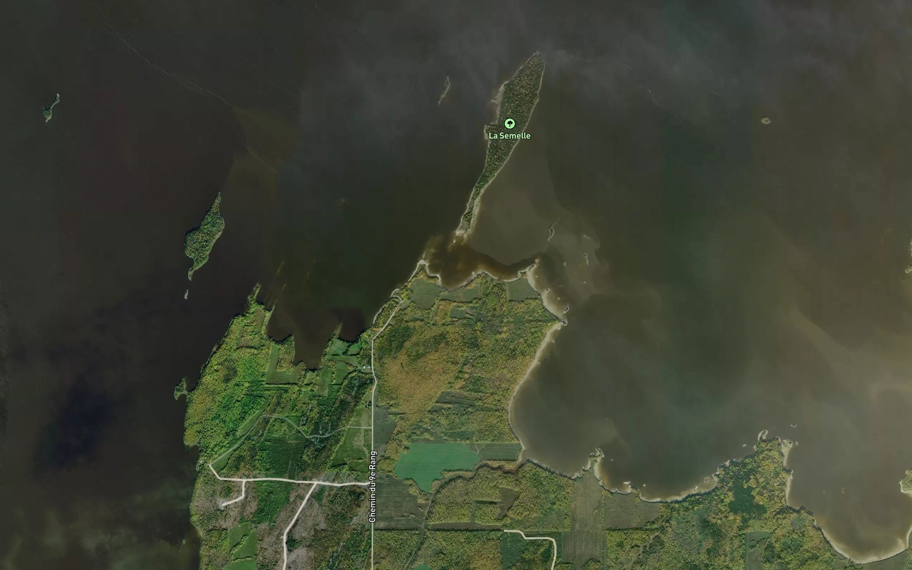 Satellite map of the Cours d'eau Boyer