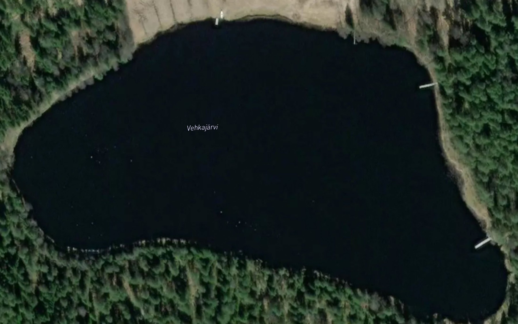 Satellite map of the Vehkajarvi