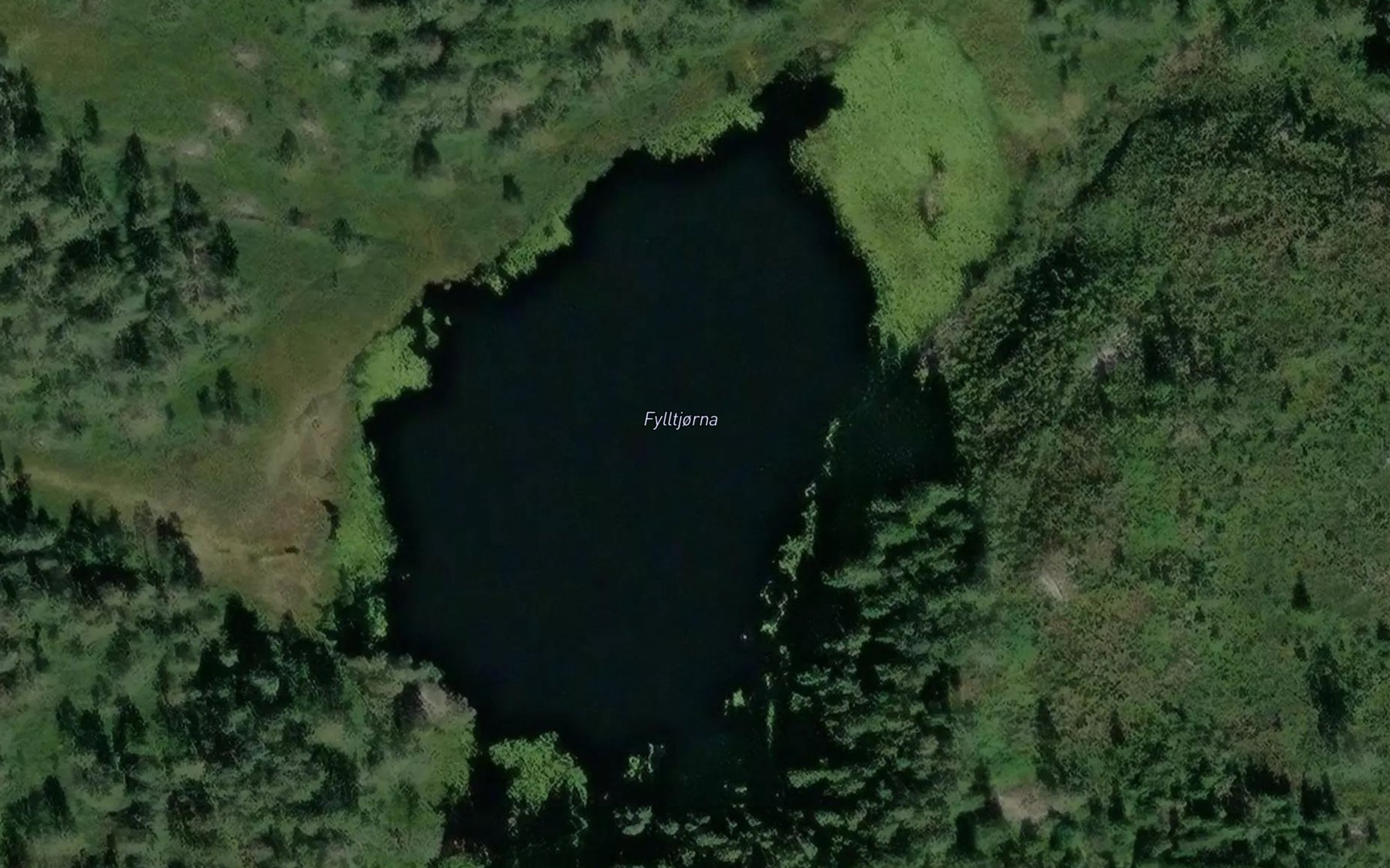 Satellite map of the Fylltjorna