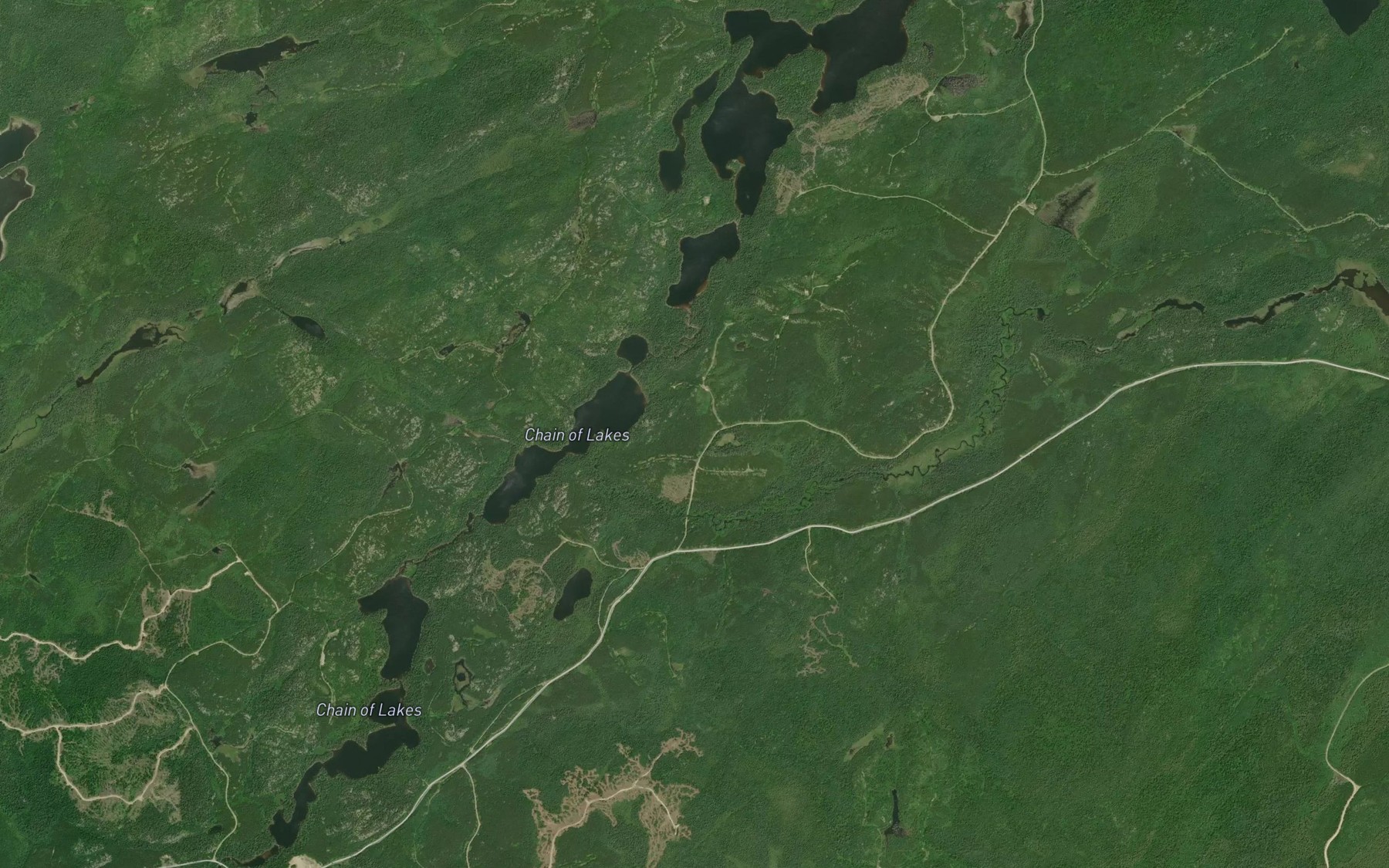Satellite map of the Binekan Creek