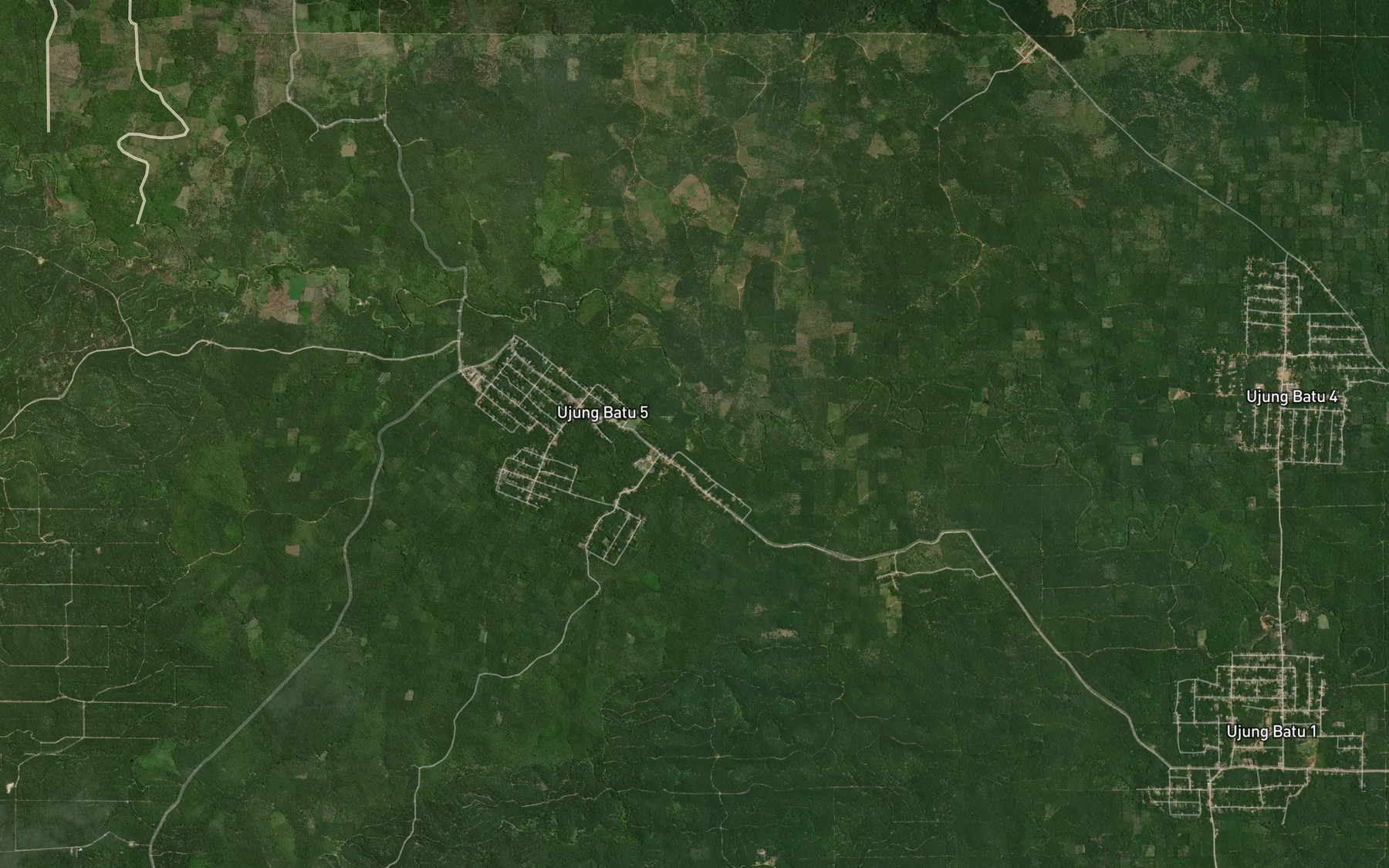 Satellite map of the Aek Sinapalan