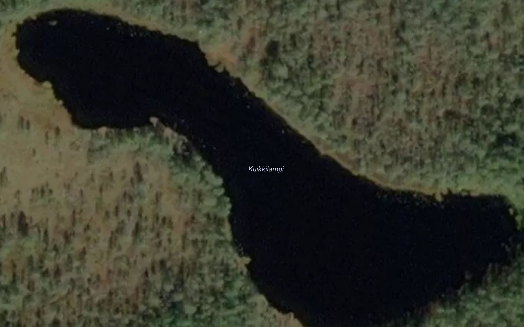 Satellite map of the Kuikkilampi