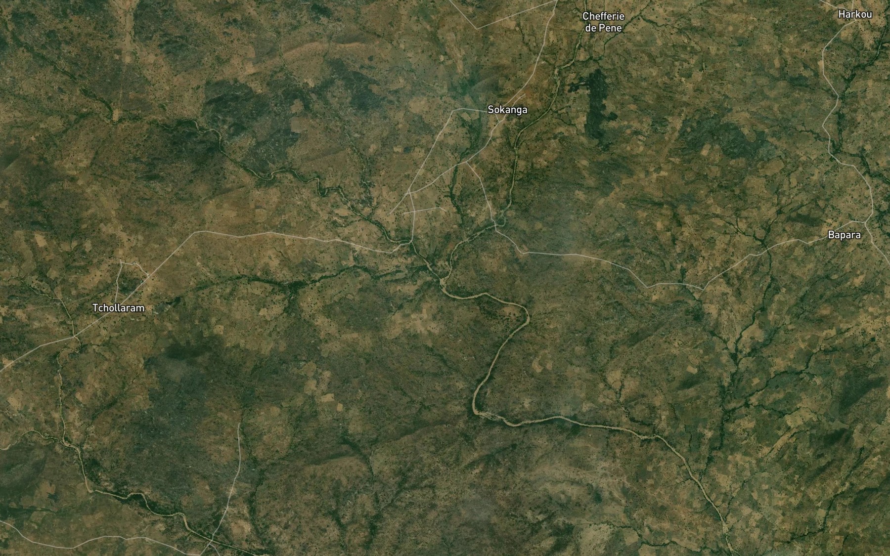 Satellite map of the Mayo Behi