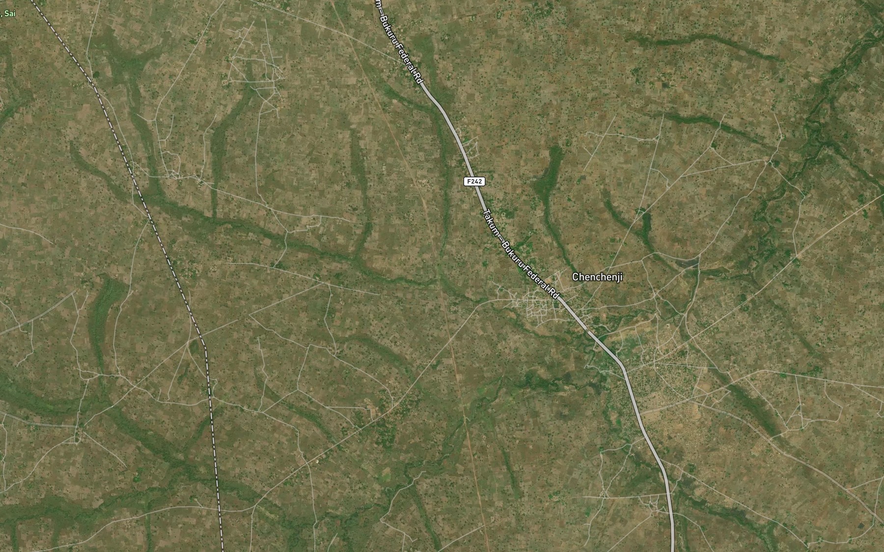 Satellite map of the River Ukyavel