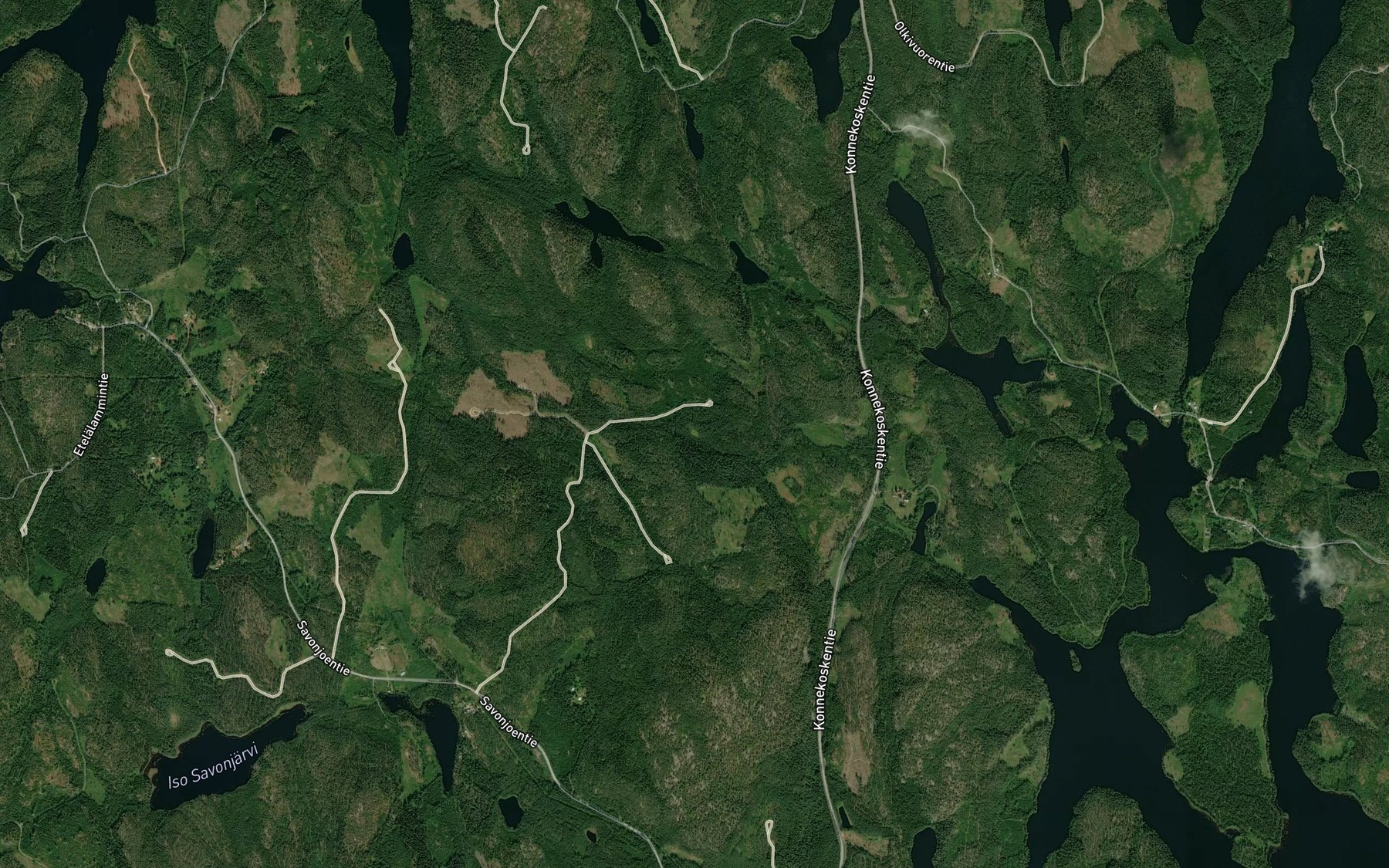 Satellite map of the Kissalampi