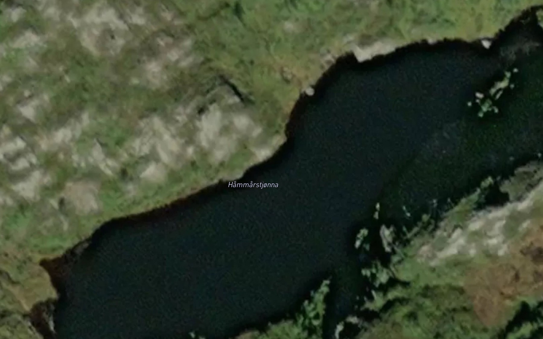 Satellite map of the Hammarstjonna