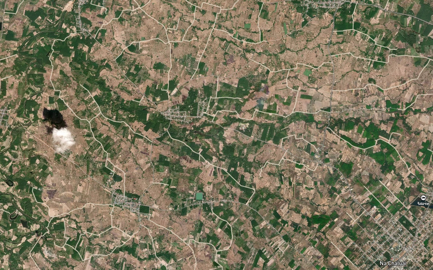 Satellite map of the Huai San