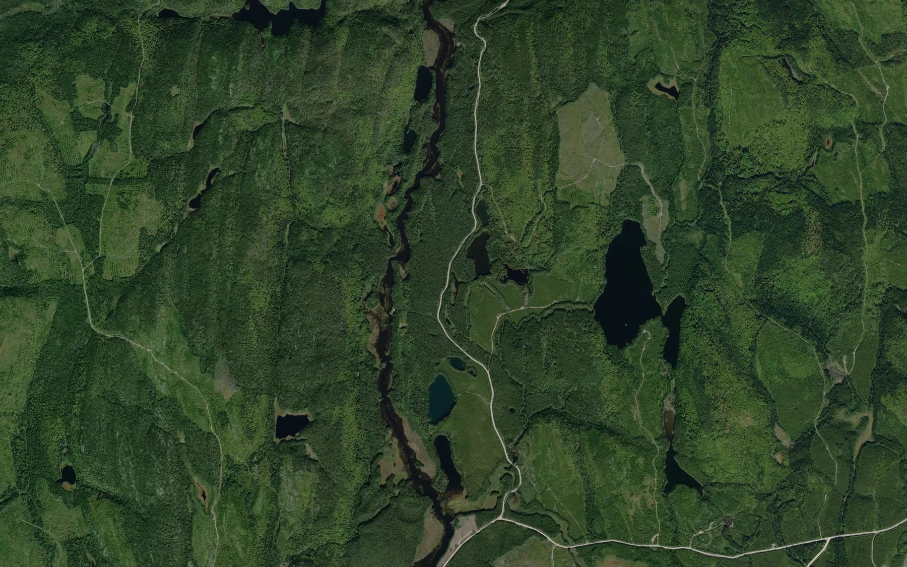Satellite map of the Lac Amy