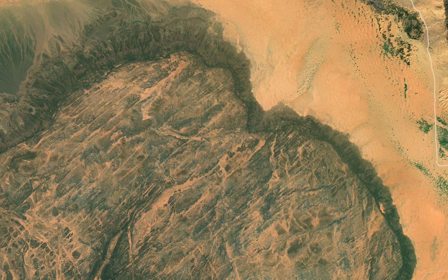 Satellite map of the E-n-Ouakane