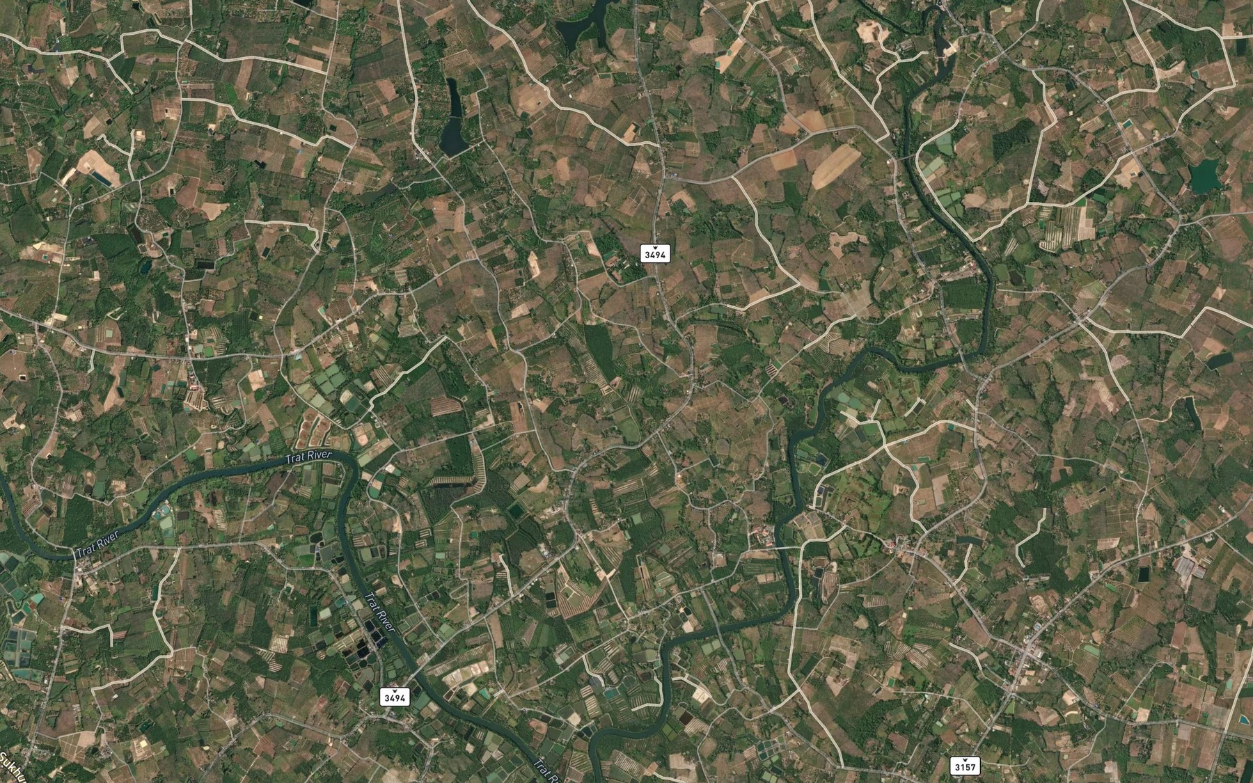 Satellite map of the Nong Ta Hon