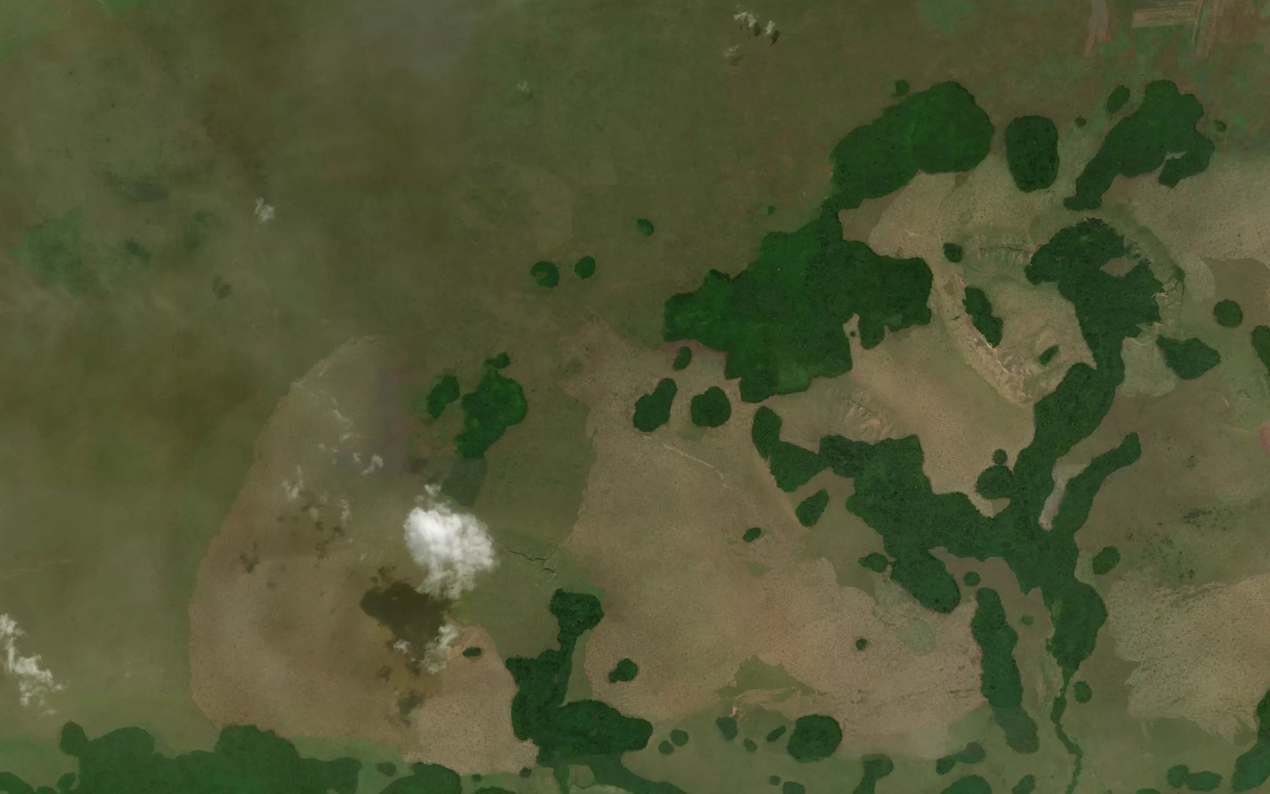 Satellite map of the Mampama