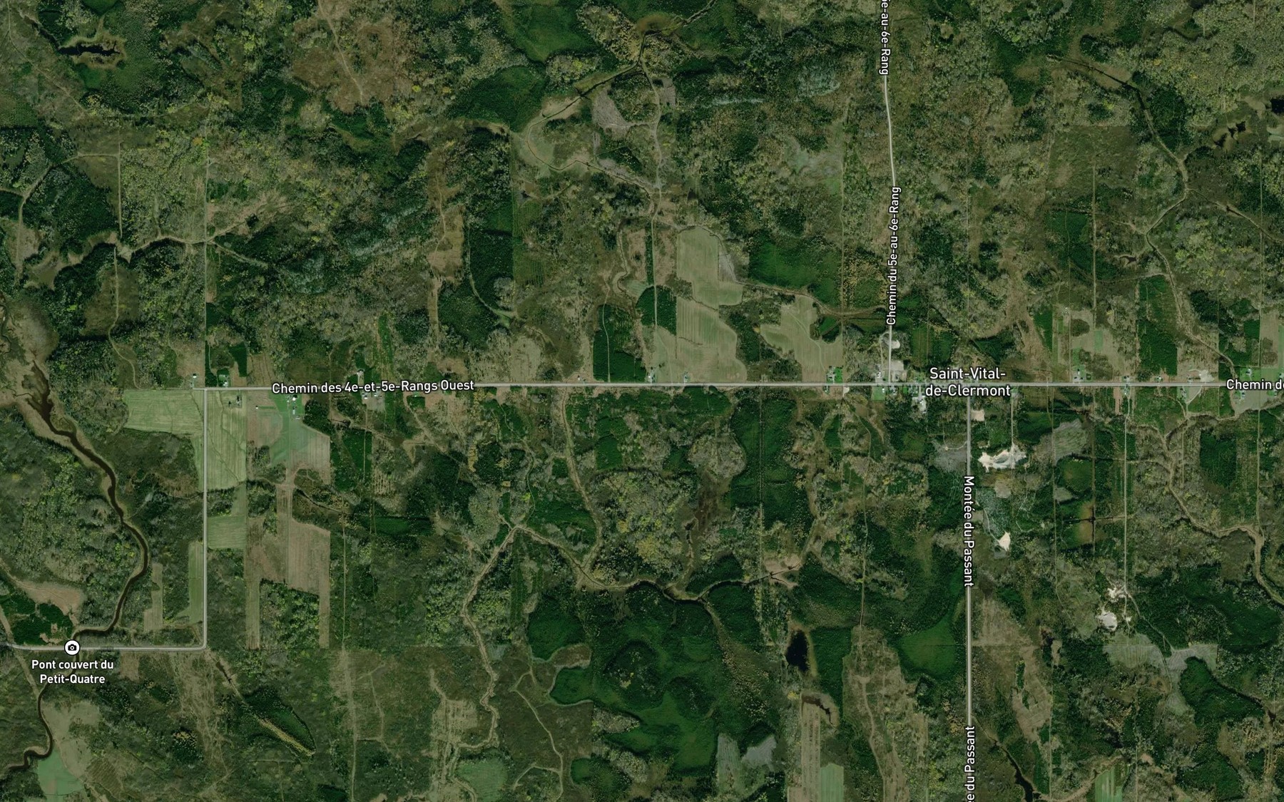 Satellite map of the Cours d'eau Portelance