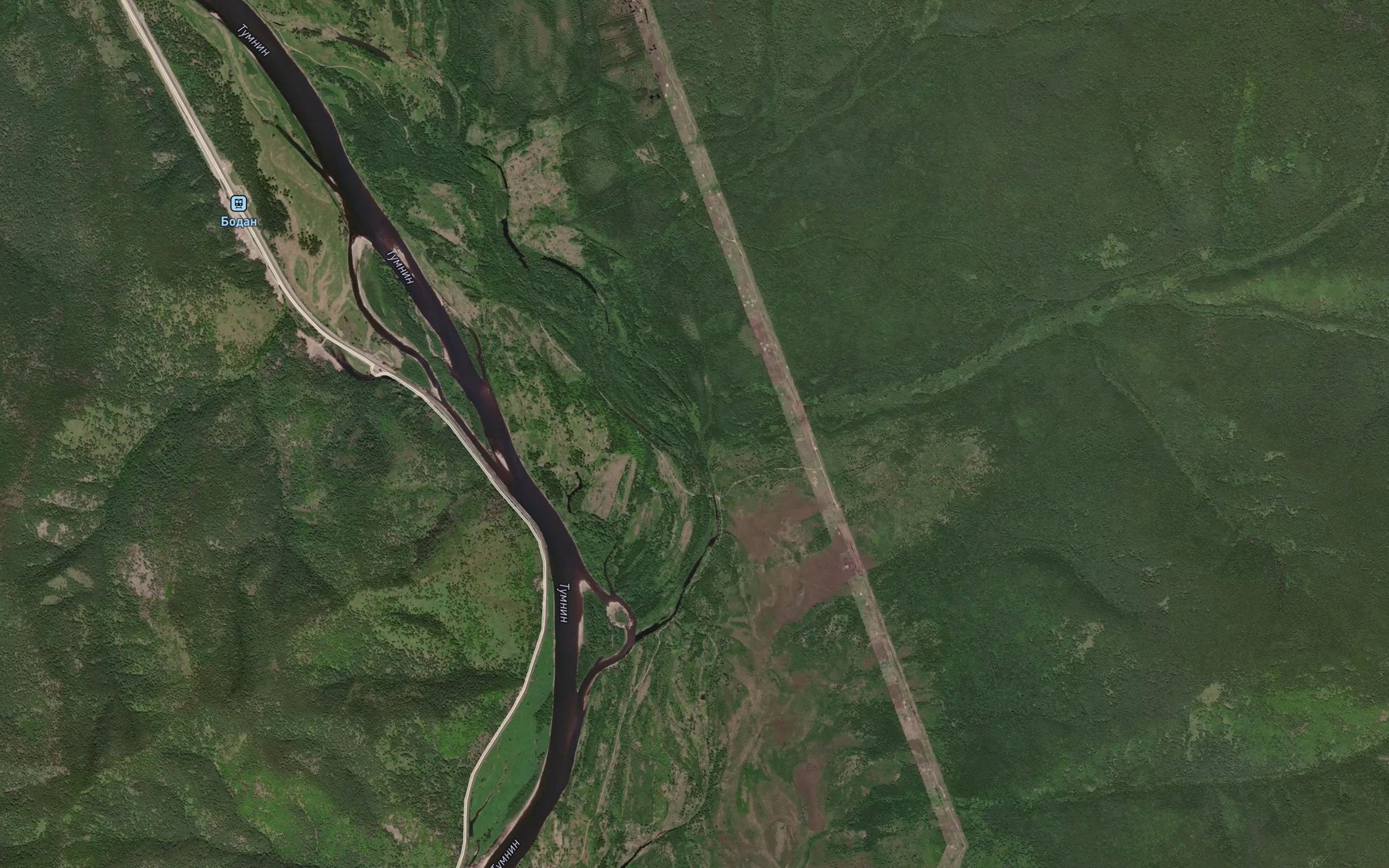 Satellite map of the Slabyy