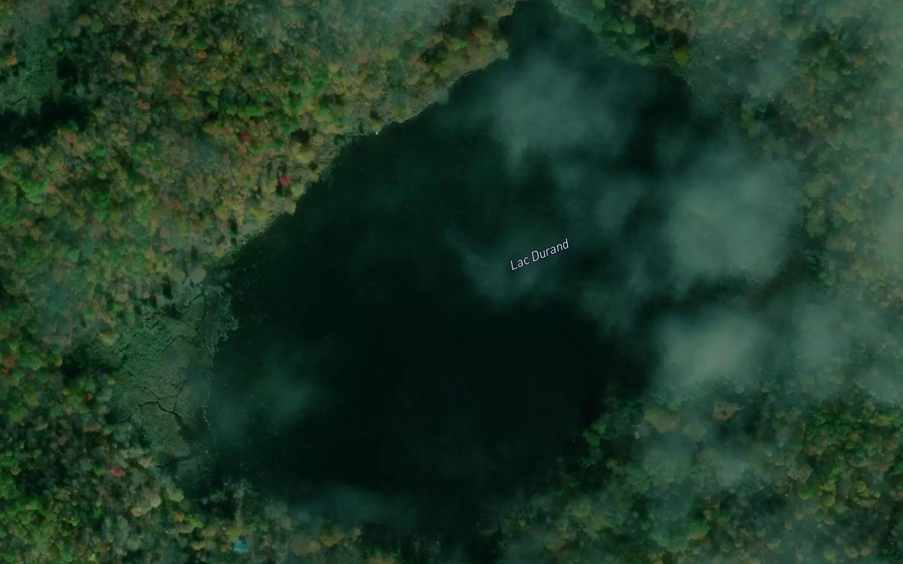 Satellite map of the Lac Durand