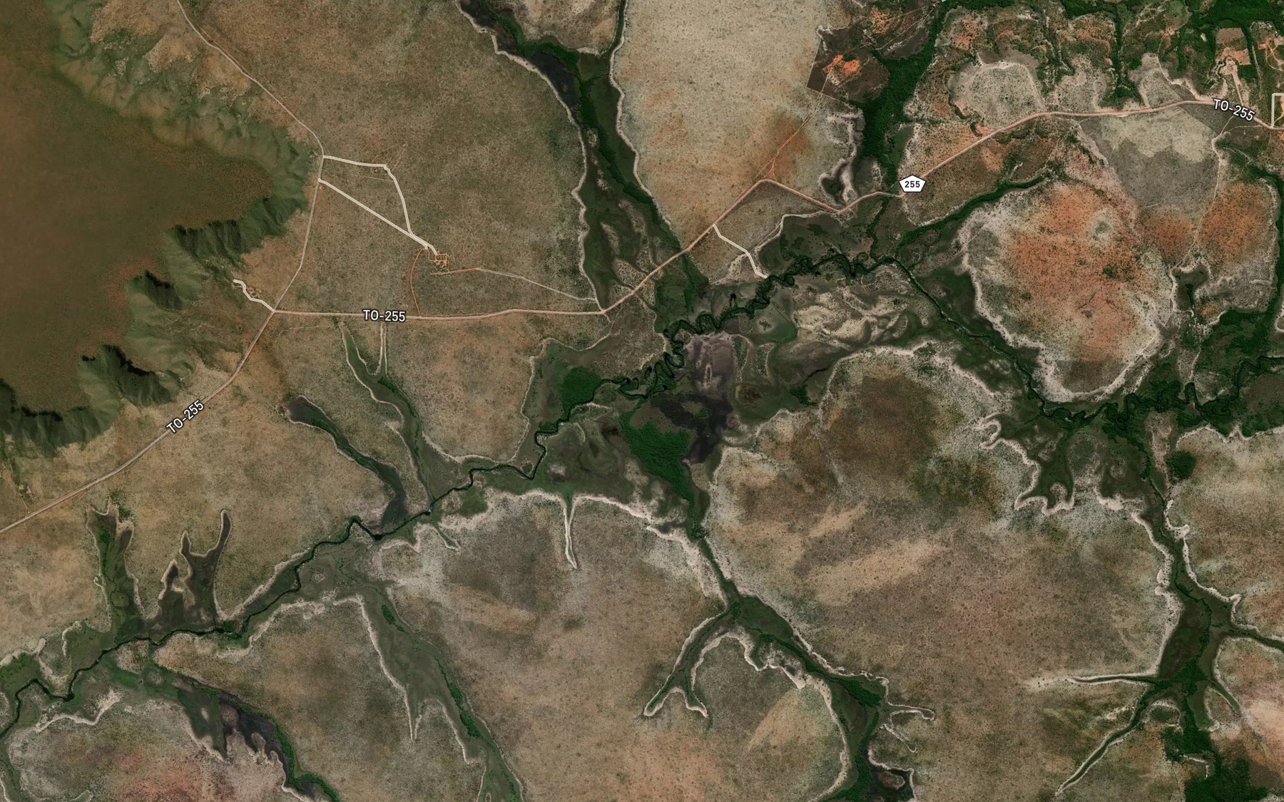 Satellite map of the Corrego Estivinha