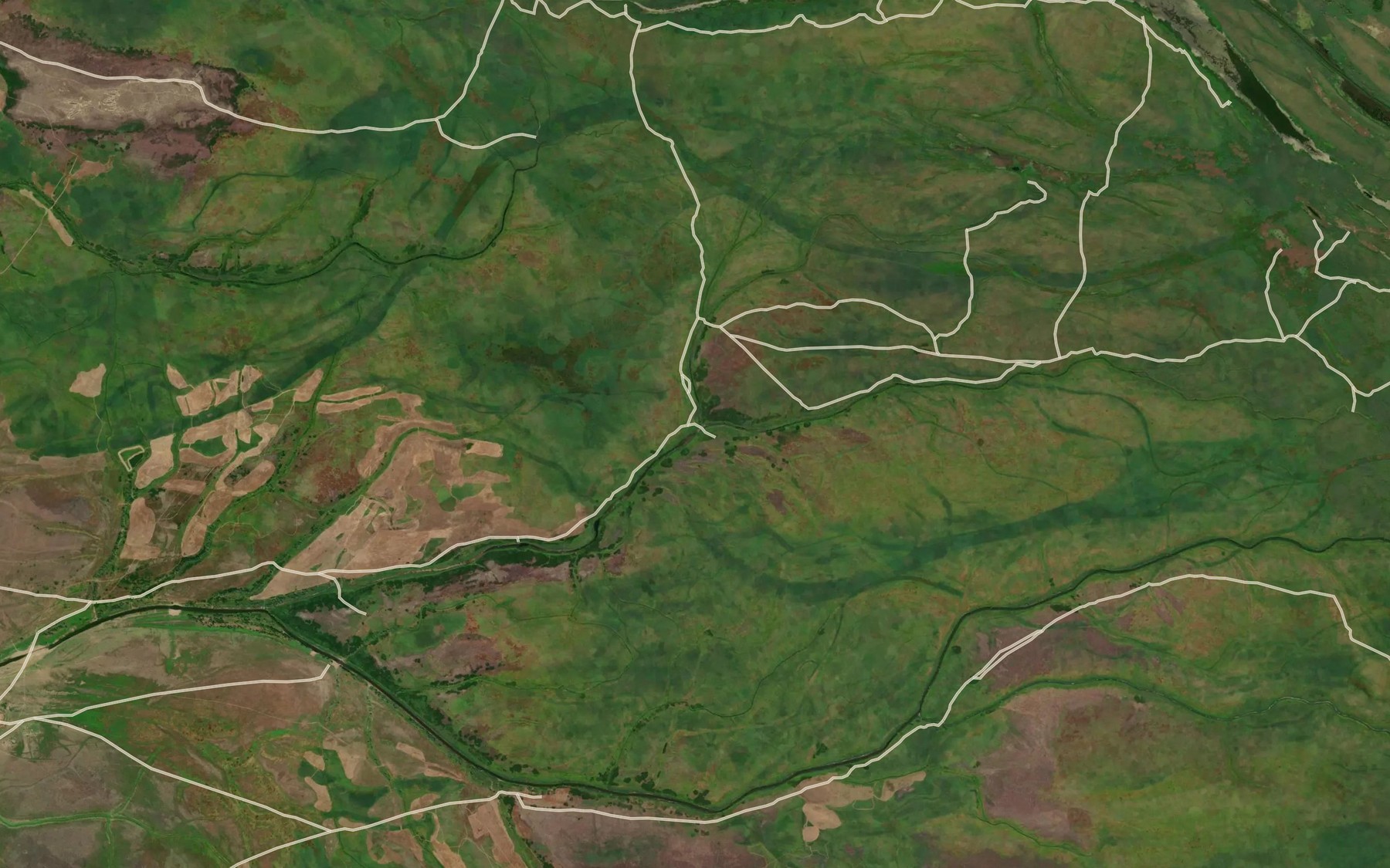 Satellite map of the Karabuzan