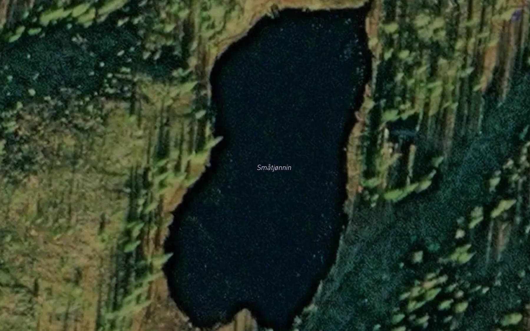 Satellite map of the Smatjonnin